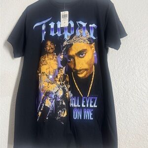 Tupac 'All Eyez On Me' Black Graphic Tee